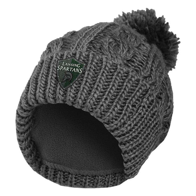 Lansing Spartans Pom Beanie