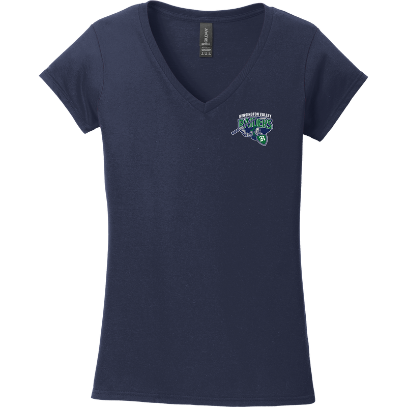 Kensington Valley Raiders Softstyle Ladies Fit V-Neck T-Shirt