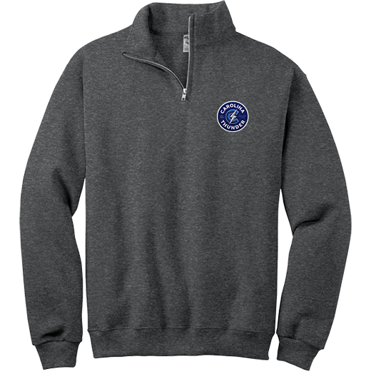 Carolina Thunder NuBlend 1/4-Zip Cadet Collar Sweatshirt