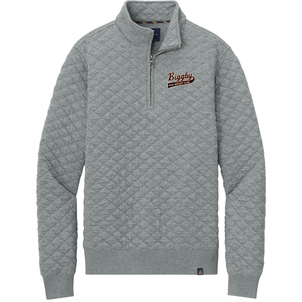 Biggby Coffee AAA Brooks Brothers Diamond Quilt 1/4-Zip