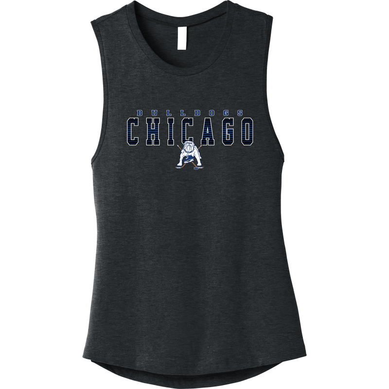 Chicago Bulldogs Womens Jersey Muscle Tank