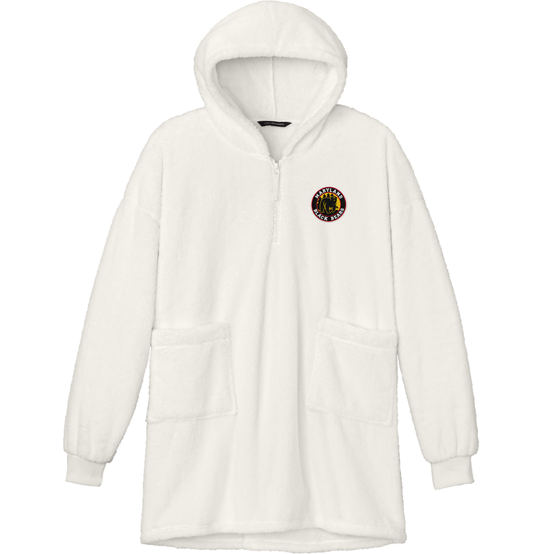 Maryland Black Bears Plush Poncho