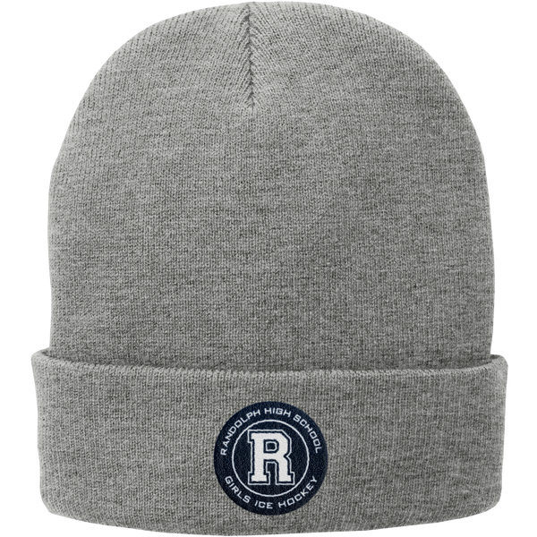 Randolph Girls Hockey Fleece-Lined Knit Cap