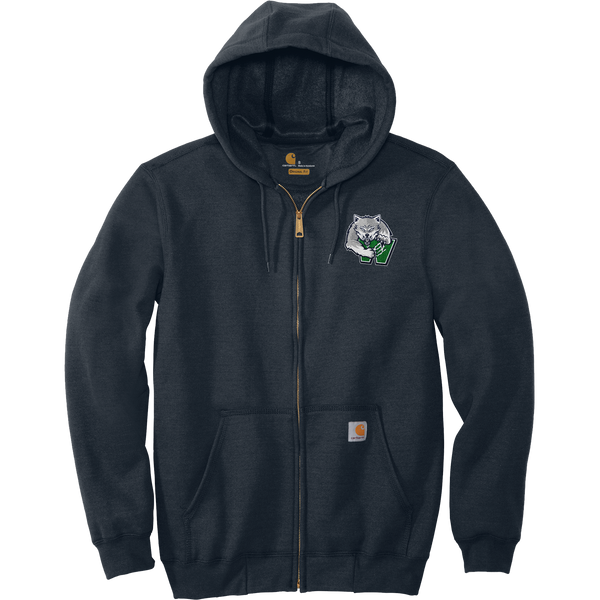 Woodbridge Wolfpack Carhartt Midweight Hooded Zip-Front Sweatshirt