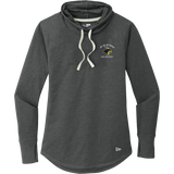 Delaware Jr. Blue Hens New Era Ladies Sueded Cotton Blend Cowl Tee