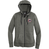 Metro Jets New Era Ladies French Terry Full-Zip Hoodie