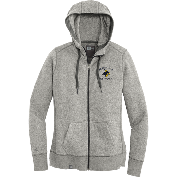 Delaware Jr. Blue Hens New Era Ladies French Terry Full-Zip Hoodie