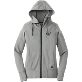 Kensington Valley Rebels New Era Ladies Tri-Blend Fleece Full-Zip Hoodie