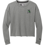 Atlanta Madhatters New Era Ladies Tri-Blend Fleece Crop Crew