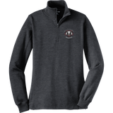 Scary Badgers Ladies 1/4-Zip Sweatshirt