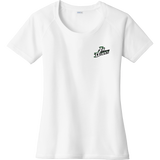 Junior Blades Ladies PosiCharge Tri-Blend Wicking Scoop Neck Raglan Tee