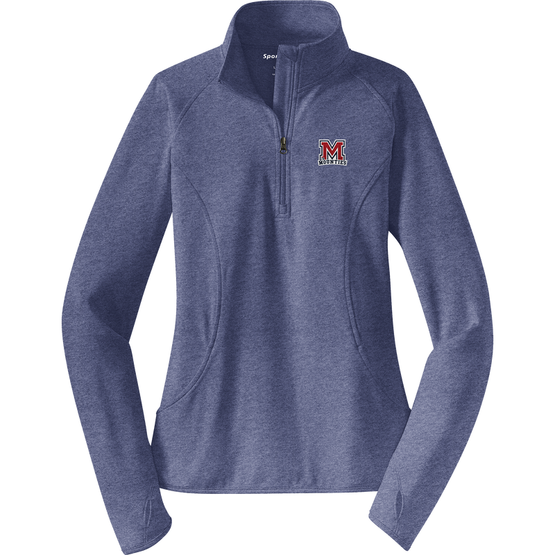 Jr. Mounties Ladies Sport-Wick Stretch 1/4-Zip Pullover