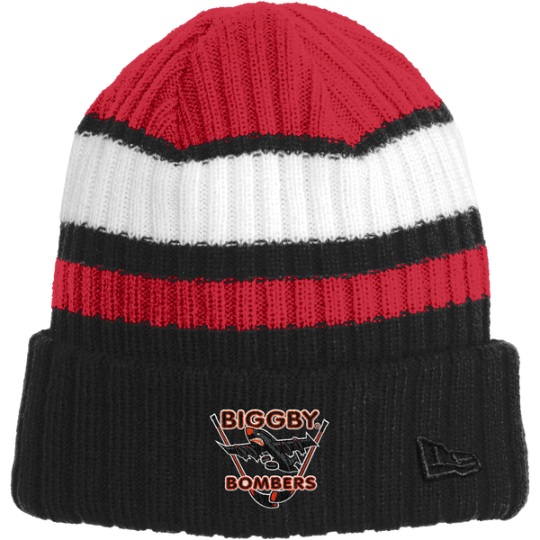 Biggby Bombers New Era Ribbed Tailgate Beanie