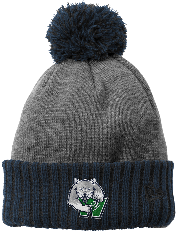 Woodbridge Wolfpack New Era Colorblock Cuffed Beanie