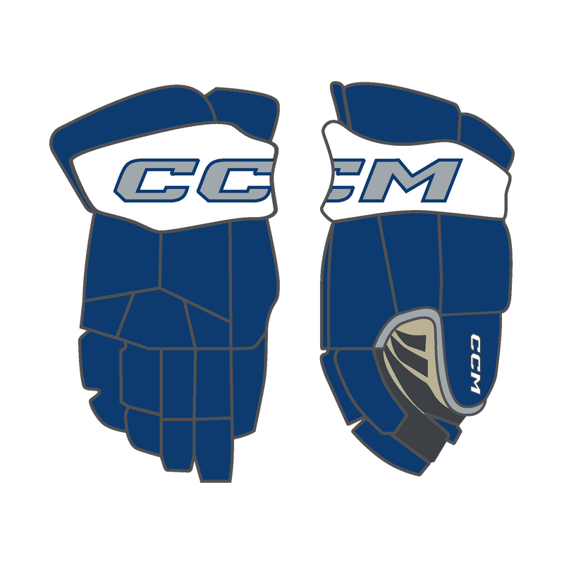 NJ Jets CCM 85C Custom Gloves Senior