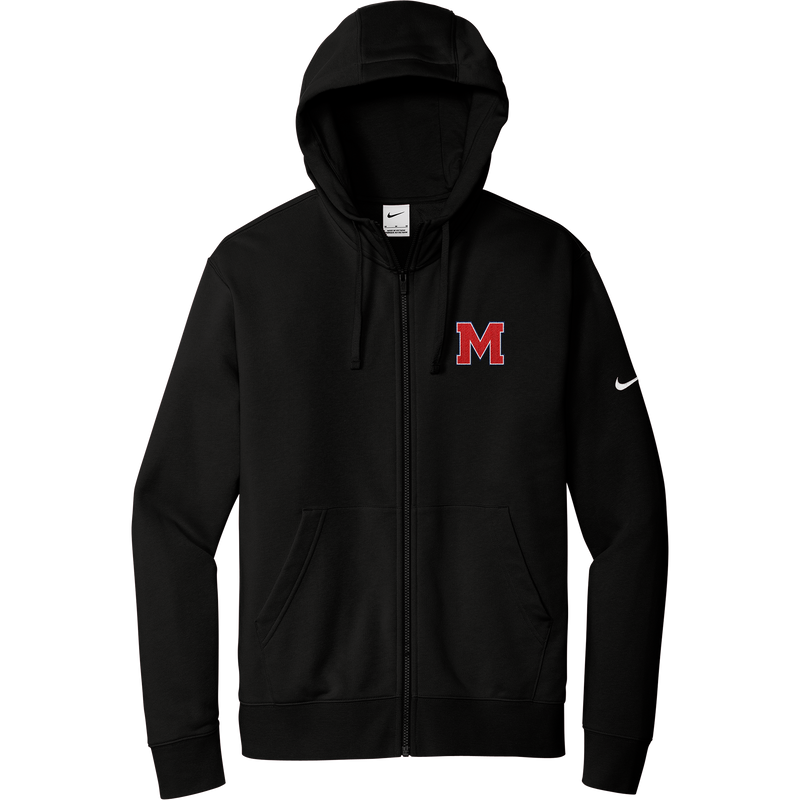 Mount St. Charles Nike Club Fleece Sleeve Swoosh Full-Zip Hoodie