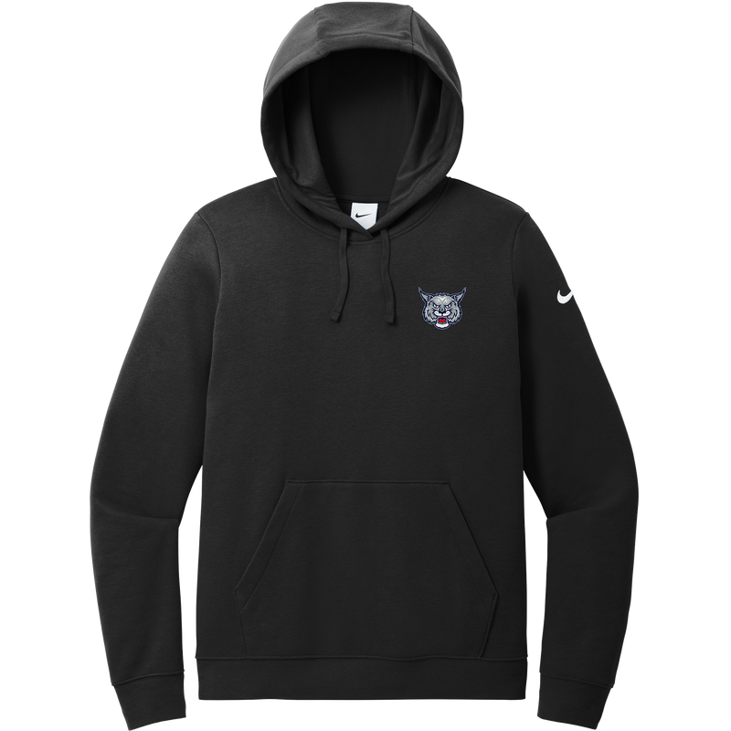 CT Bobcats Nike Women's Club Fleece Sleeve Swoosh Pullover Hoodie