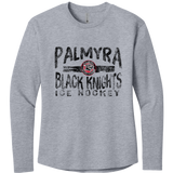 Palmyra Black Knights Women's Cotton Relaxed Long Sleeve Tee
