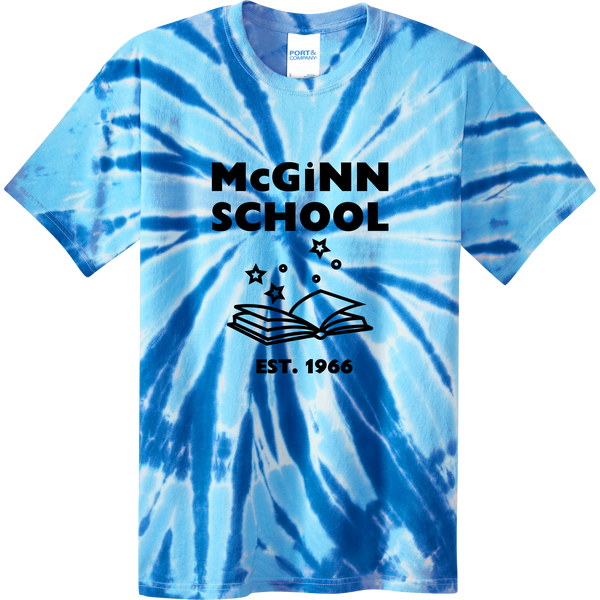 McGinn Elementary Youth 'Book' Tie-Dye Tee