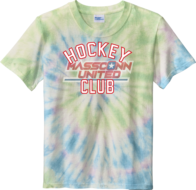 Mass Conn United Youth Tie-Dye Tee
