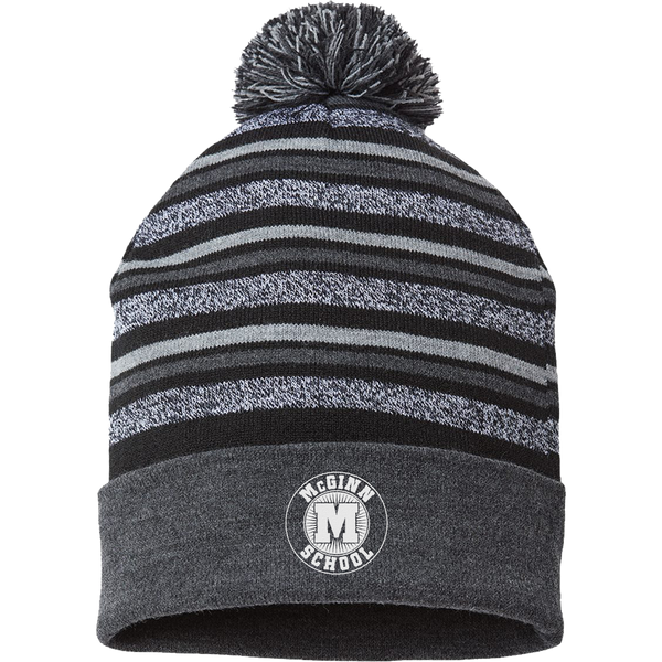 McGinn Elementary Striped Beanie