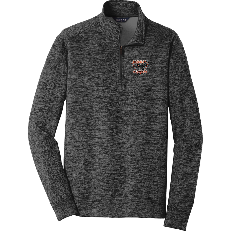 Biggby Bombers PosiCharge Electric Heather Fleece 1/4-Zip Pullover