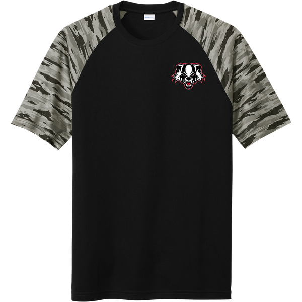 Scary Badgers Drift Camo Colorblock Tee
